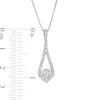 Thumbnail Image 4 of 1/2 CT. T.W. Certified Lab-Grown Diamond Teardrop Pendant in 14K White Gold (F/SI2)