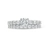Thumbnail Image 4 of Vera Wang Love Collection 2-1/5 CT. T.W. Diamond Bridal Set in 14K White Gold (I/SI2)