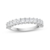 Thumbnail Image 1 of 1-1/2 CT. T.W. Princess-Cut Diamond Ribbon Anniversary Band in 14K White Gold
