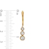 Thumbnail Image 3 of Remixed Reimagined 1/5 CT. T.W. Journey Diamond Drop Earrings in 10K Gold