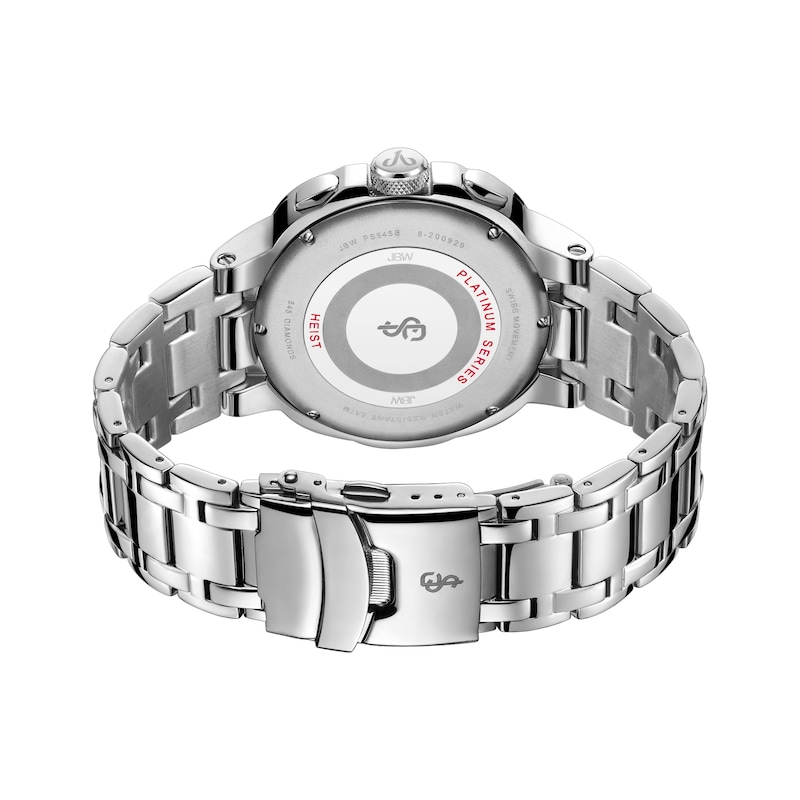 Main Image 3 of Men's Limited Edition JBW Heist PS Diamond Accent Chronograph Watch with Silver-Tone Dial (Model: PS545B)