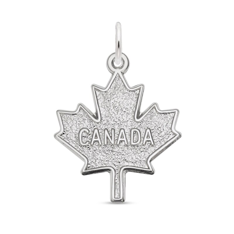 Main Image 1 of Rembrandt Charms® CANADA Maple Leaf in Sterling Silver
