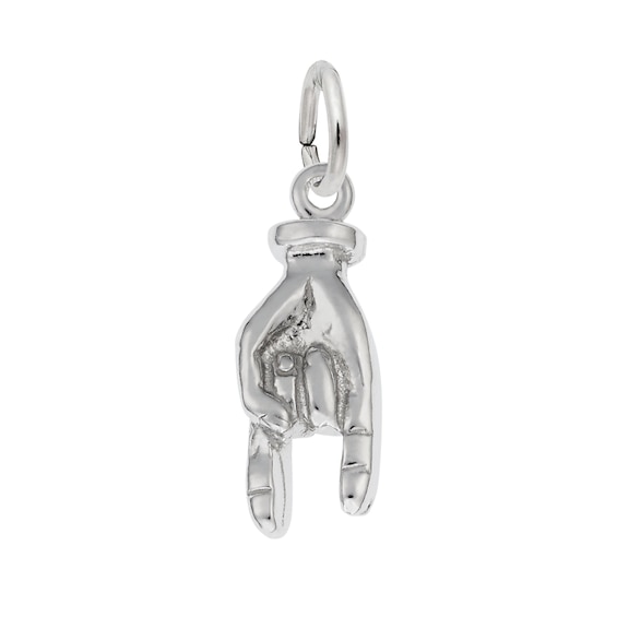Rembrandt Sterling Silver Two-Tone 3-D Surfer Charm on a Sterling Silver Rope Chain Necklace Rembrandt Sterling Silver Two-Tone 3-D Surfer Charm on a Sterling Silver Rope Chain Necklace