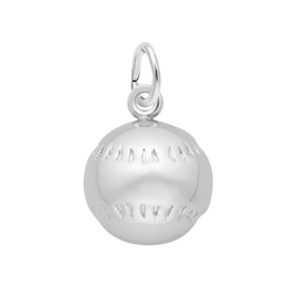 Rembrandt Charms® Baseball in Sterling Silver