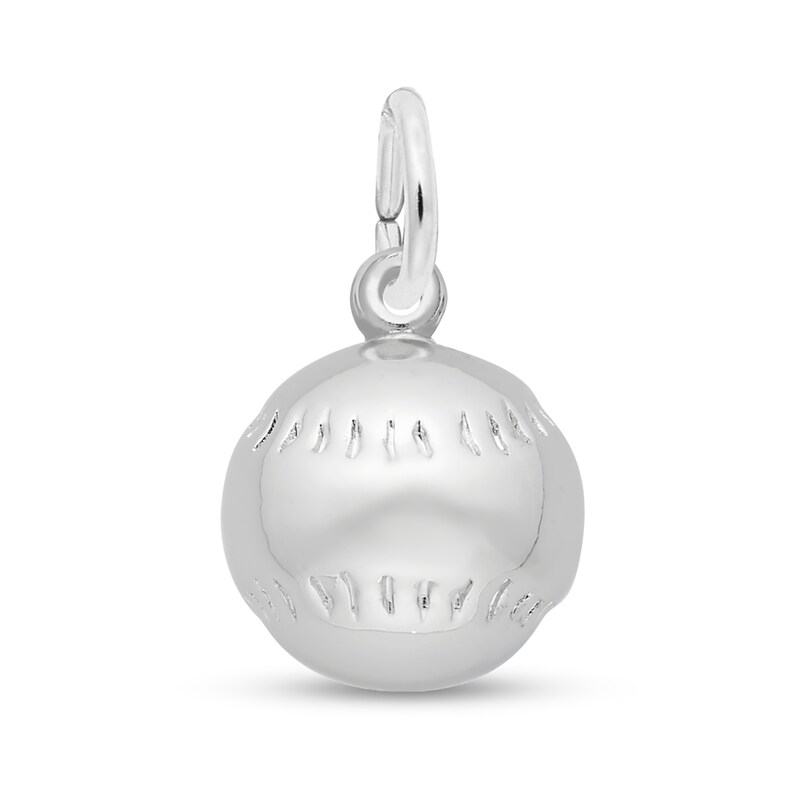 Main Image 1 of Rembrandt Charms® Baseball in Sterling Silver