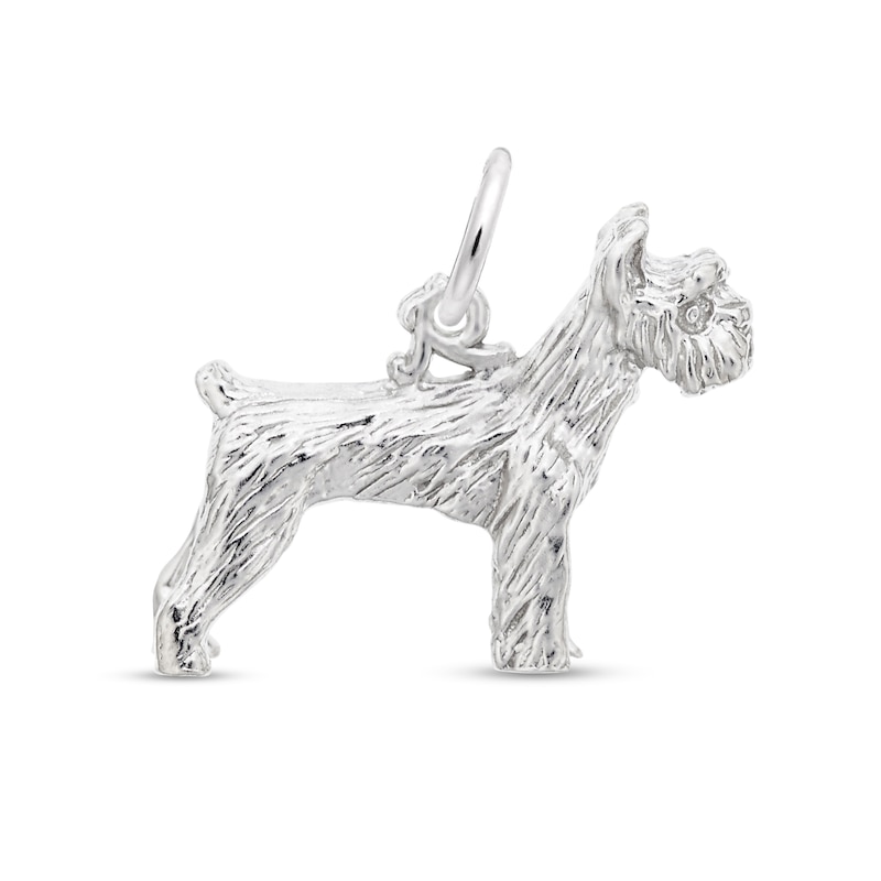 Main Image 1 of Rembrandt Charms® Schnauzer in Sterling Silver