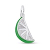 Thumbnail Image 1 of Rembrandt Charms® Green Enamel Lime Slice in Sterling Silver