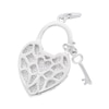 Thumbnail Image 2 of Rembrandt Charms® Heart-Shaped Lock with Key in Sterling Silver