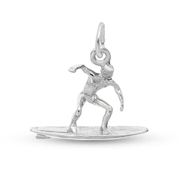 Rembrandt Charms® Surfer in Sterling Silver