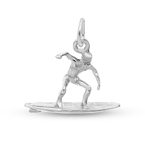 Rembrandt Charms® Surfer in Sterling Silver