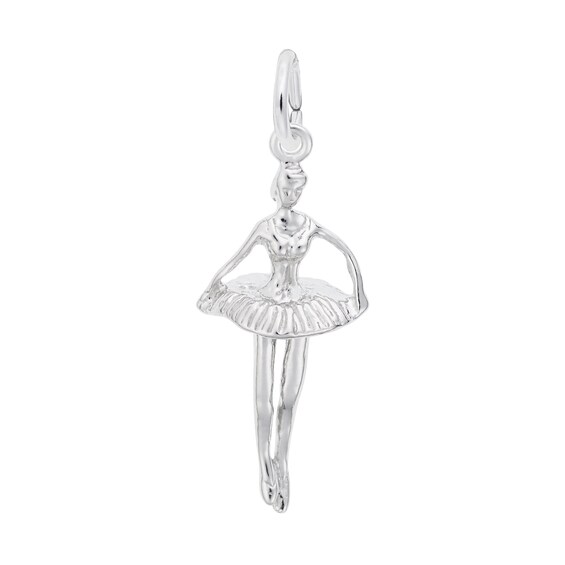 Rembrandt CharmsÂ® Ballerina in Sterling Silver