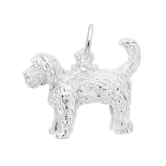 Rembrandt Charms® Labradoodle in Sterling Silver