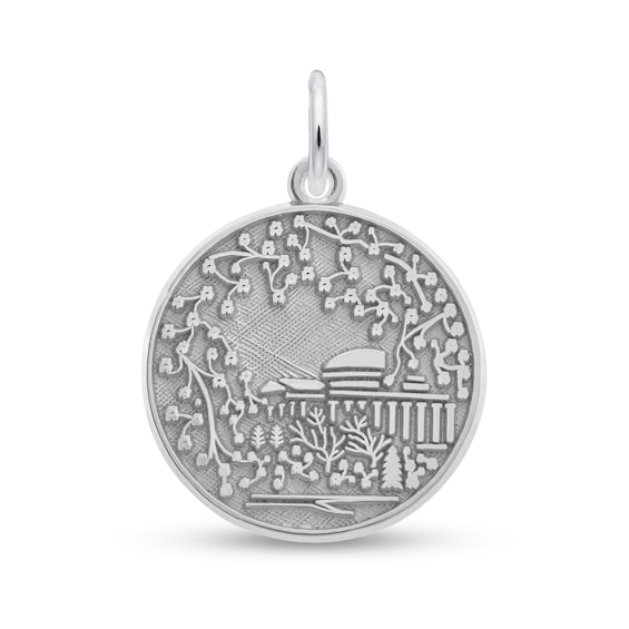 Rembrandt NY Skyline Pendant Gold Plated Silver 
