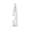 Thumbnail Image 1 of Rembrandt Charms® Number 3 in Sterling Silver