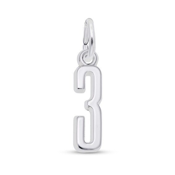 Rembrandt Charms® Number in Sterling Silver