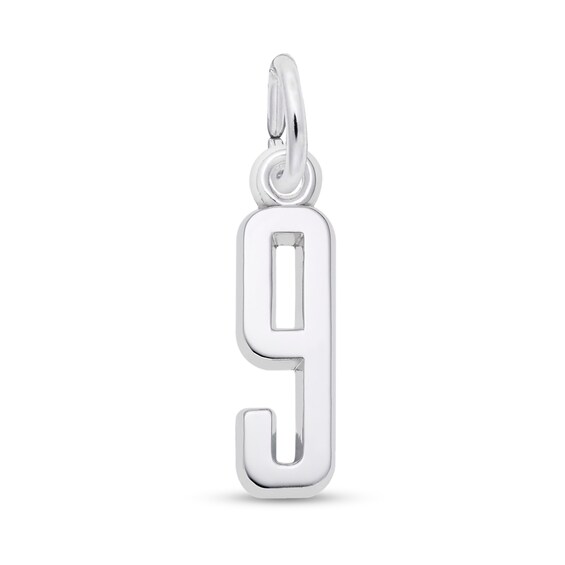 Rembrandt CharmsÂ® Number 9 in Sterling Silver