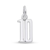 Thumbnail Image 1 of Rembrandt Charms® Number 10 in Sterling Silver