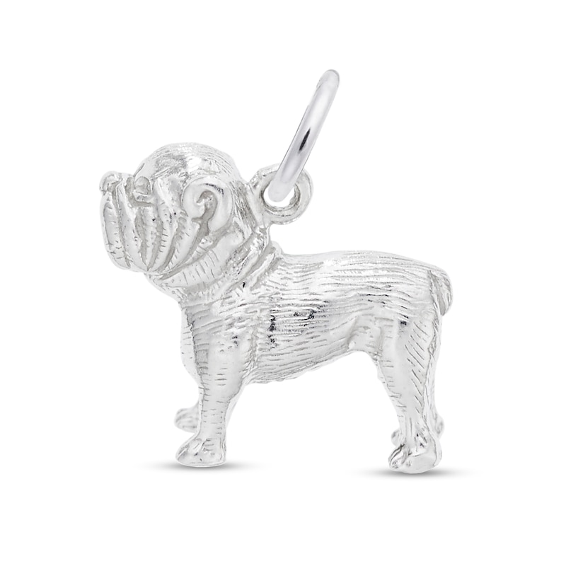 Main Image 1 of Rembrandt Charms® Bulldog in Sterling Silver