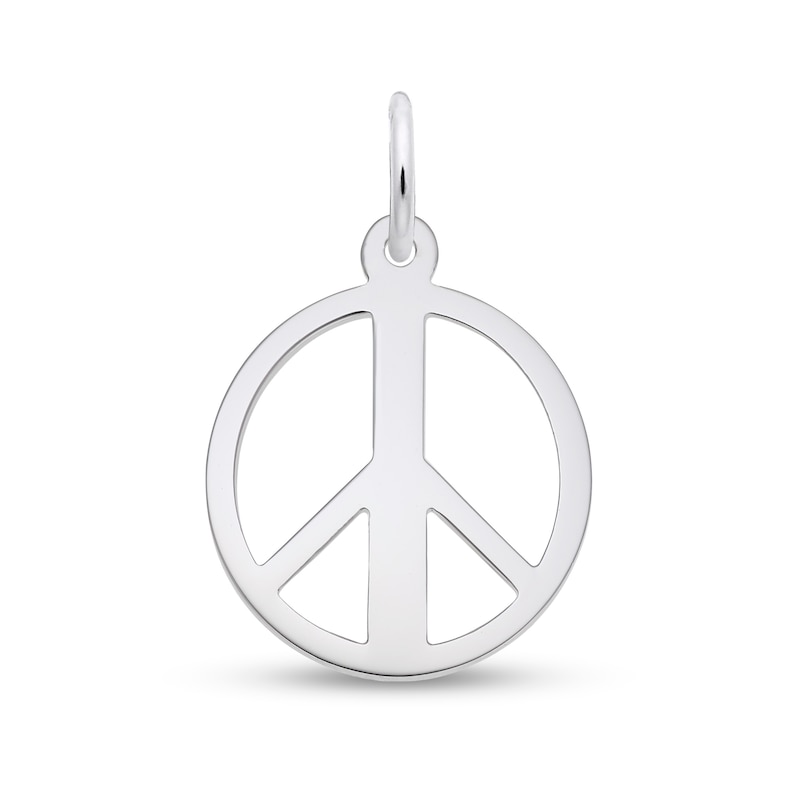 Main Image 1 of Rembrandt Charms® Peace Symbol in Sterling Silver