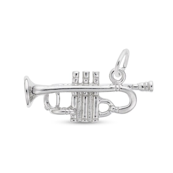 Rembrandt Charms® Trumpet in Sterling Silver