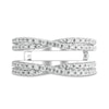Thumbnail Image 3 of 1/2 CT. T.W. Diamond Criss-Cross Enhancer in 14K White Gold