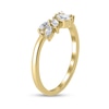 Thumbnail Image 2 of 3/8 CT. T.W. Marquise Diamond Contour Wedding Band in 14K Gold