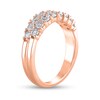 Thumbnail Image 2 of 1 CT. T.W. Diamond Double Row Anniversary Band in 10K Rose Gold