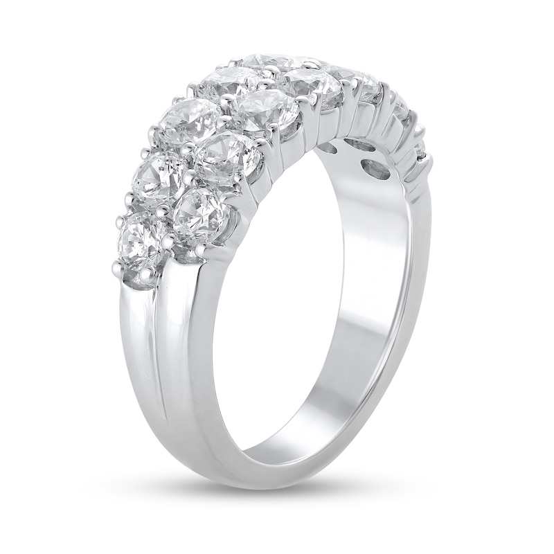 Main Image 2 of 2 CT. T.W. Diamond Double Row Anniversary Band in 10K White Gold