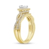 Thumbnail Image 2 of 1 CT. T.W. Pear-Shaped Diamond Twist Shank Bridal Set in 14K Gold (I/I2)