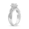 Thumbnail Image 2 of 1 CT. T.W. Pear-Shaped Diamond Twist Shank Bridal Set in 14K White Gold (I/I2)