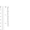 Thumbnail Image 2 of Marilyn Monroe™ Collection 6.0mm Freshwater Cultured Pearl and 1/6 CT. T.W. Diamond Drop Earrings in 10K White Gold