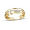 Thumbnail Image 1 of 1/8 CT. T.W. Diamond Milgrain Wedding Band in 10K Gold