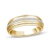 Thumbnail Image 1 of 1/8 CT. T.W. Diamond Milgrain Wedding Band in 14K Gold