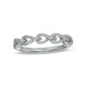 Thumbnail Image 1 of 1/6 CT. T.W. Diamond Loop Knot Ring in 10K White Gold