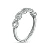 Thumbnail Image 3 of 1/6 CT. T.W. Diamond Loop Knot Ring in 10K White Gold