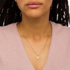 Thumbnail Image 2 of Elongated Heart Disc Pendant in 10K Gold