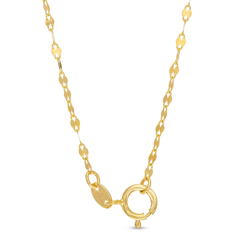 Main Image 3 of Elongated Heart Disc Pendant in 10K Gold