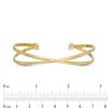 Thumbnail Image 2 of 3.0mm Crossover Orbit Cuff in 10K Gold