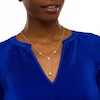 Thumbnail Image 2 of Freshwater Cultured Pearl Station Y-Necklace in 10K Gold