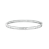 Thumbnail Image 1 of 1/3 CT. T.W. Marquise and Round Diamond Alternating Bangle in 10K White Gold – 7.5"