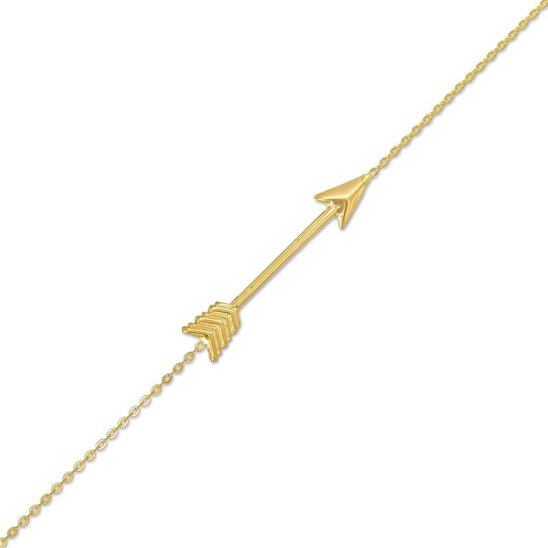 Main Image 1 of Arrow Bracelet in 14K Gold - 7.25"