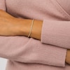 Thumbnail Image 1 of 2.43mm Cashmere Rope Chain Bracelet in Hollow 10K Two-Tone Gold - 7.25"