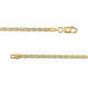 Thumbnail Image 2 of 2.43mm Cashmere Rope Chain Bracelet in Hollow 10K Two-Tone Gold - 7.25"