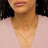 Thumbnail Image 2 of Evil Eye Outline Dangle Necklace in 10K Gold