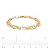 Thumbnail Image 3 of 7.0mm Mariner Chain Bracelet in Hollow 10K Gold - 7.5"