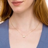 Thumbnail Image 2 of 1/3 CT. T.W. Composite Cushion Diamond Necklace in 10K Gold