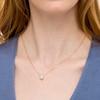 Thumbnail Image 2 of 1/3 CT. T.W. Composite Pear Diamond Necklace in 10K Gold