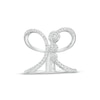 Thumbnail Image 1 of 3/8 CT. T.W. Diamond Abstract Butterfly Ring in 10K White Gold
