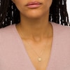 Thumbnail Image 2 of Textured Evil Eye Medallion Pendant in 10K Gold