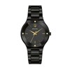 Thumbnail Image 1 of Ladies' Bulova Modern Millenia Diamond Accent Black IP Ceramic Watch with Black Mother-of-Pearl Dial (Model: 98R293)